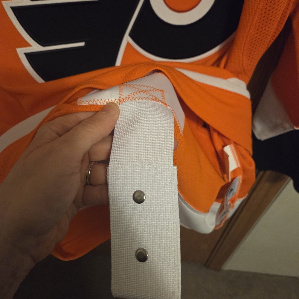 Adidas Philadelphia Flyers Nolan Patrick Jersey Sz 50 Medium Men's NHL - Picture 10 of 14